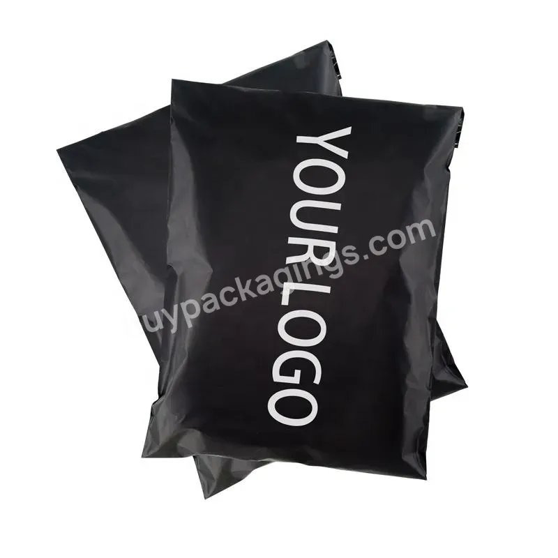 Custom Black Plastic Poly Compostable Mailer Protection Post Pouch Express Courier Mailing Bags