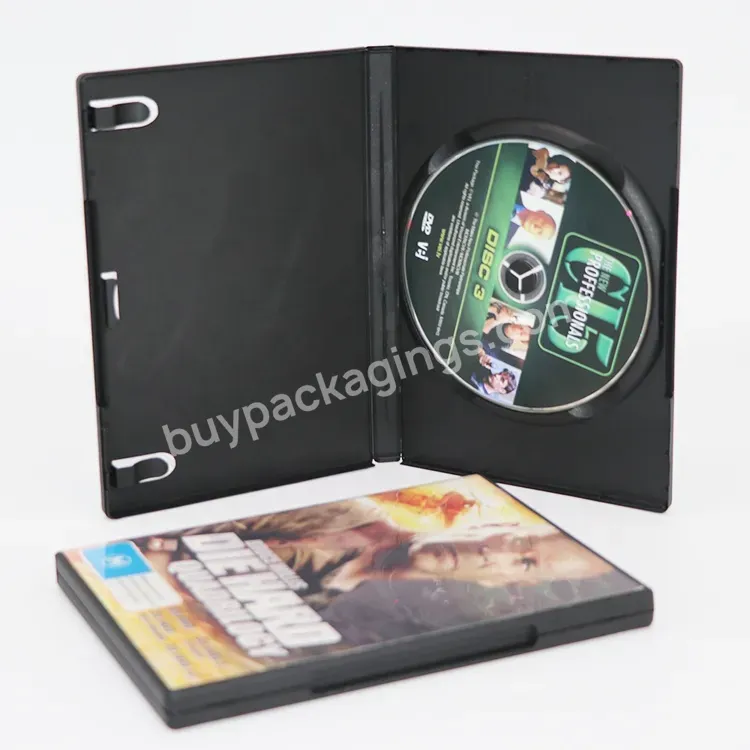 Custom Black Shell Game Disc Holder Cd Dvd Single Disc Box Case For Ps2 Ps3 Slim Ps4 Ps5 Playstation 2 Vita 3 4 5 Nintendo Wii