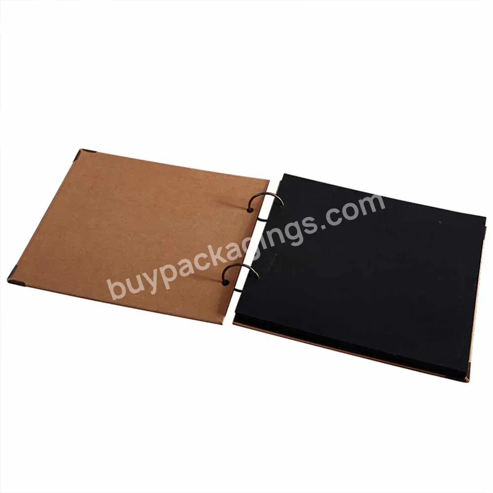 Custom Blank Photo Album Kraft Paper Loose-leaf Handmade Diy Photo Album Retro Couple Baby Souvenir Album