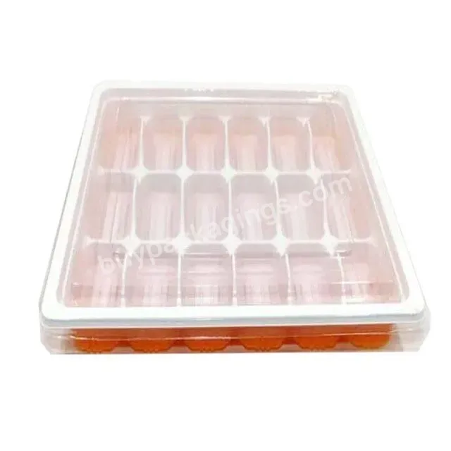 Custom Blister 18 20 Compartment Plastic Disposable Pp Frozen Food Dumpling Tray