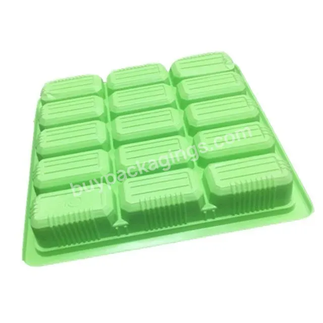 Custom Blister 18 20 Compartment Plastic Disposable Pp Frozen Food Dumpling Tray