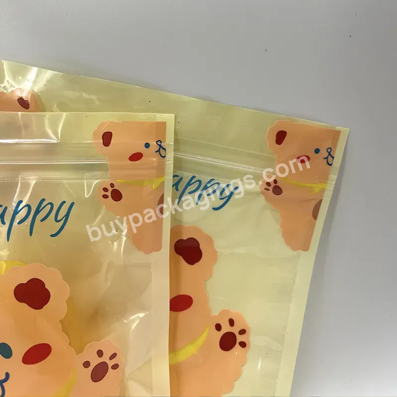 Custom Bone Strip Package Bag Food Grade Cookies Print Plastic Bag Sealed Packaging Bags
