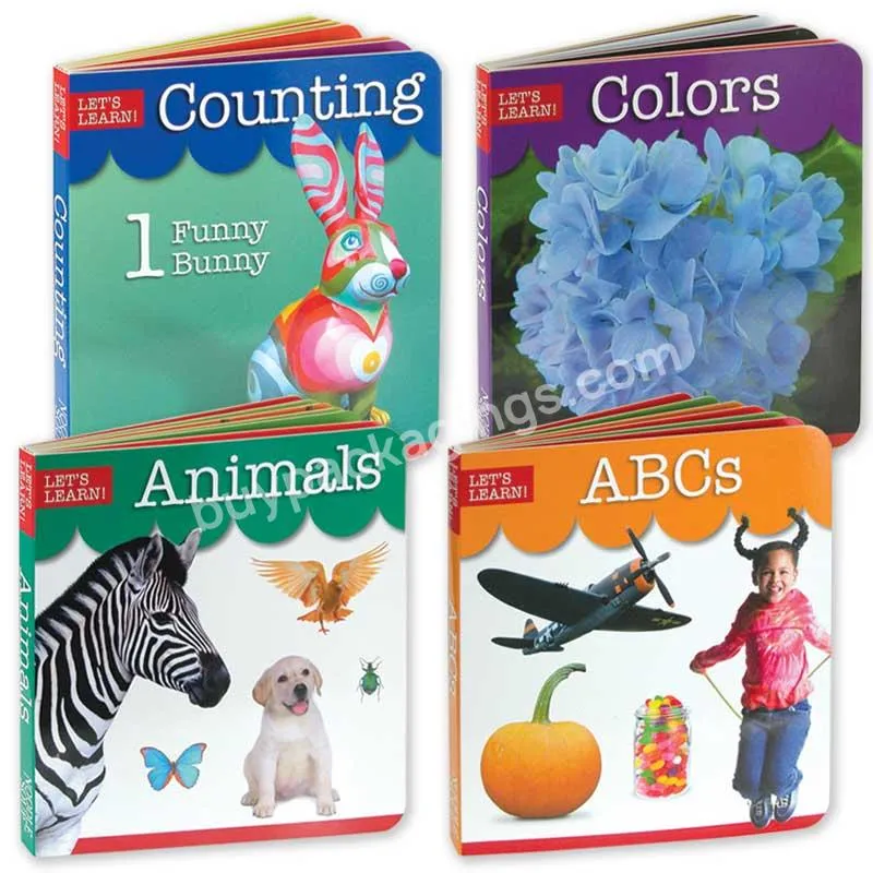 Custom Book Printing Children School Kid Books OEM Full Color Educational Children Board Book