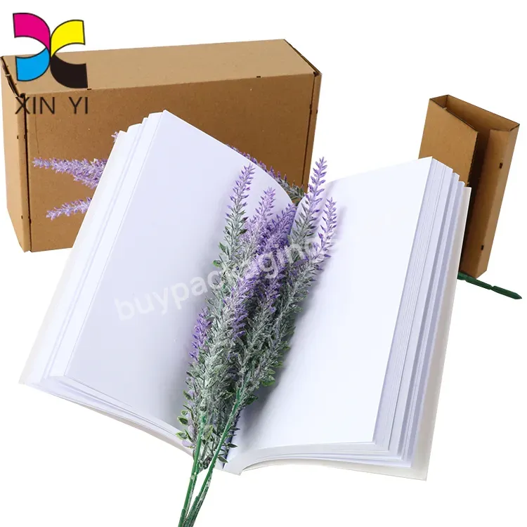 Custom Book Printing Service Blank Book Sets White Decorative Books With Box