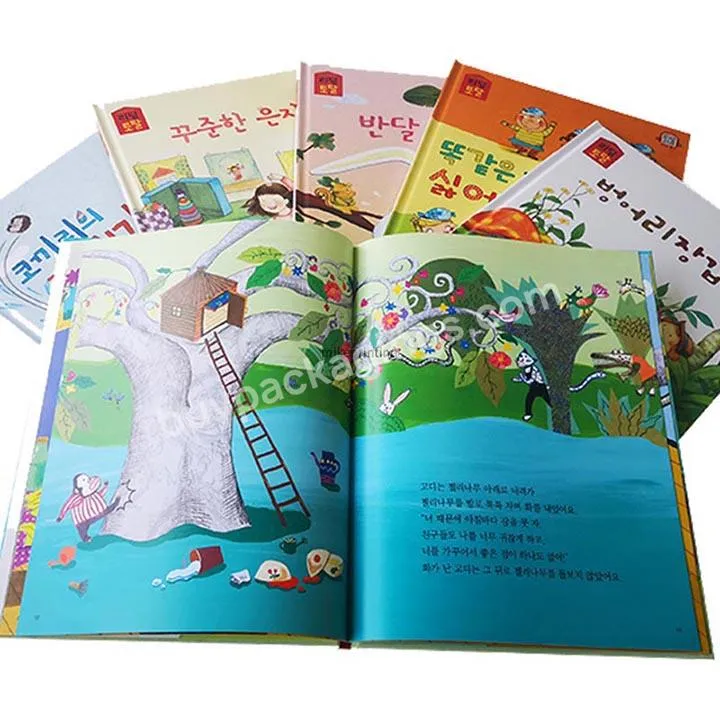 Custom Book Printing Services Full Color Children Board Book For School