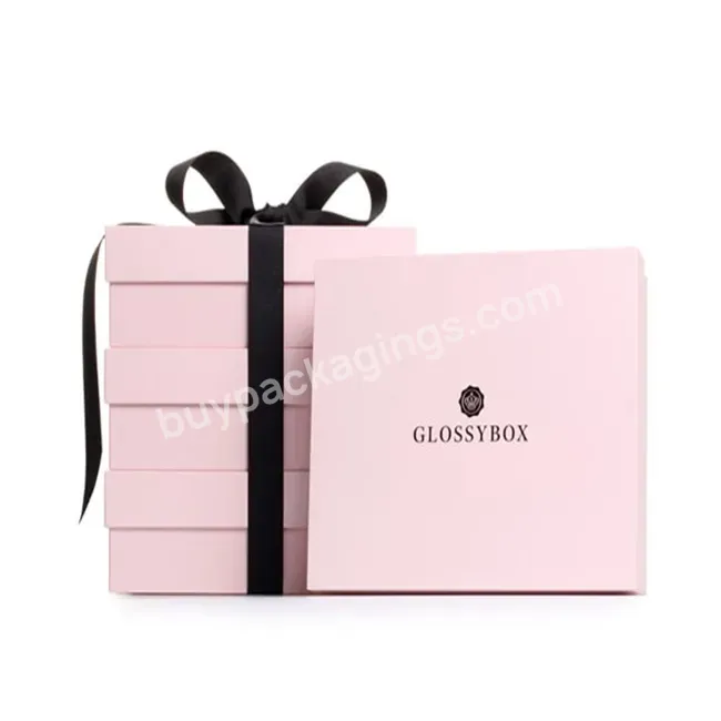 Custom Box Perfumed Cosmetic Products Glossy Beauty Box Subscription