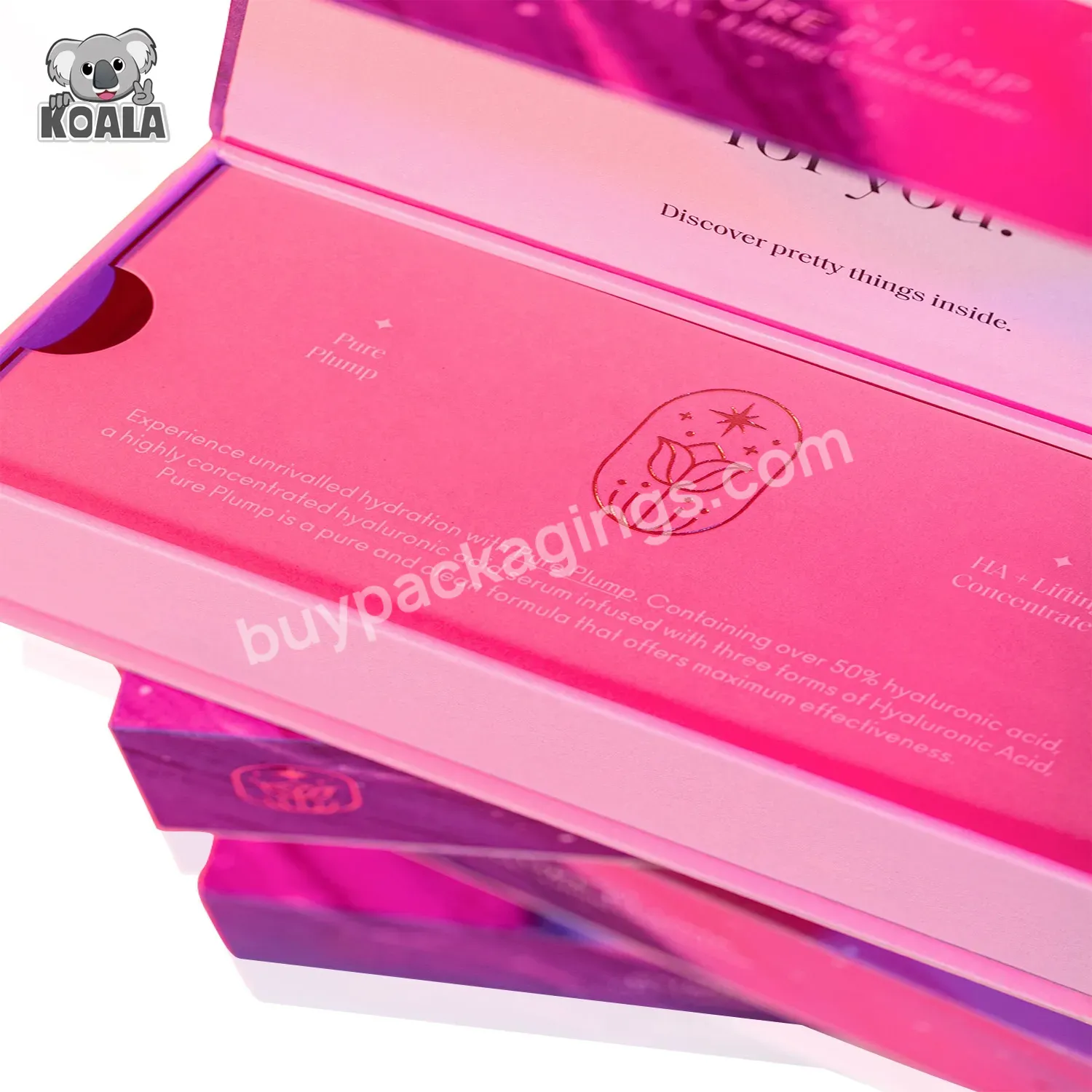 Custom Brand Design Unique Empty Small Paper Cosmetic Makeup Gift Magnetic Eyelash Set Packaging Box