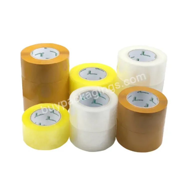 Custom Brand Logo Clear Transparent Bopp Material Sealing Tape Self-adhesive Tape