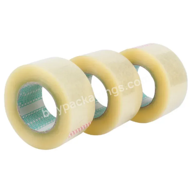 Custom Brand Logo Clear Transparent Bopp Material Sealing Tape Self-adhesive Tape