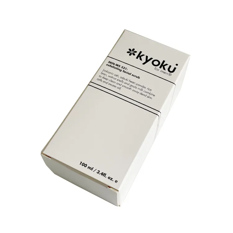 Custom brand logo full color cmyk printing lotion packaging boxes cosmetic cardboard paper box