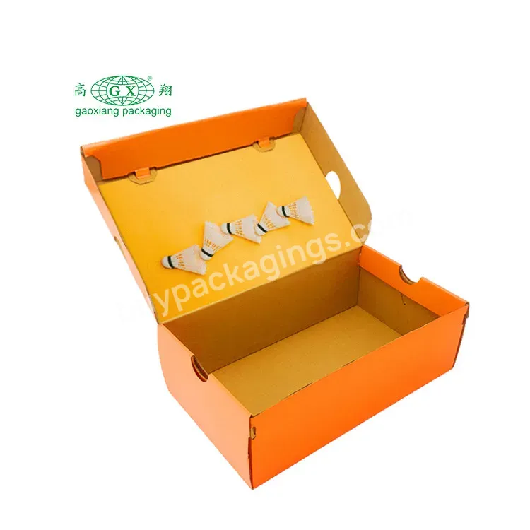 Custom Brand Shoe Packaging Corrugated Paper Box Clothing Shopping Box With Logo Printed