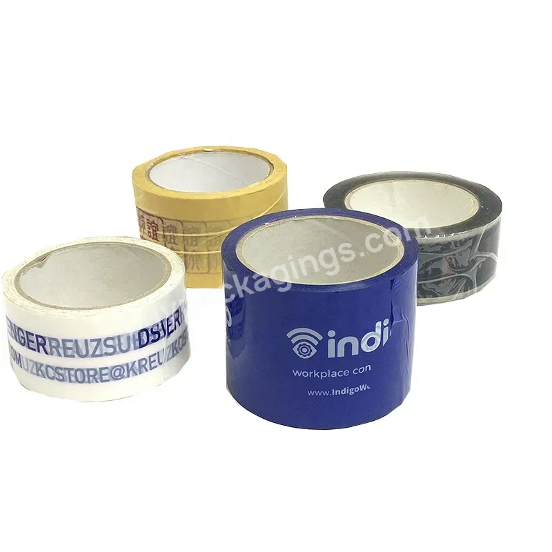 Custom Brand Suppliers Packaging Adhesive Roll Shipping Custom Logo Printed Clear Tape