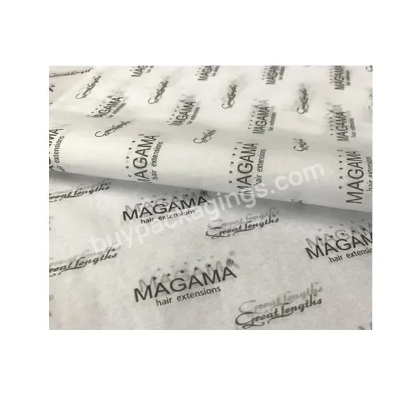 Custom Brands Names Printed Wrapping Tissue Paper Packaging With Logo