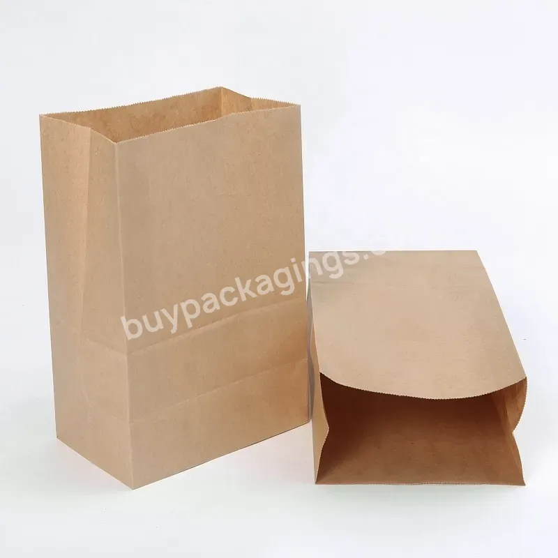 Custom Bread Packaging Paper Bags For Food Take Away Paper Bag