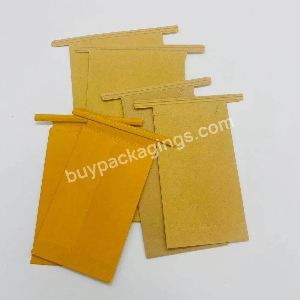 Custom Brown Recycled Mini Packaging Folding Kraft Paper Envelope