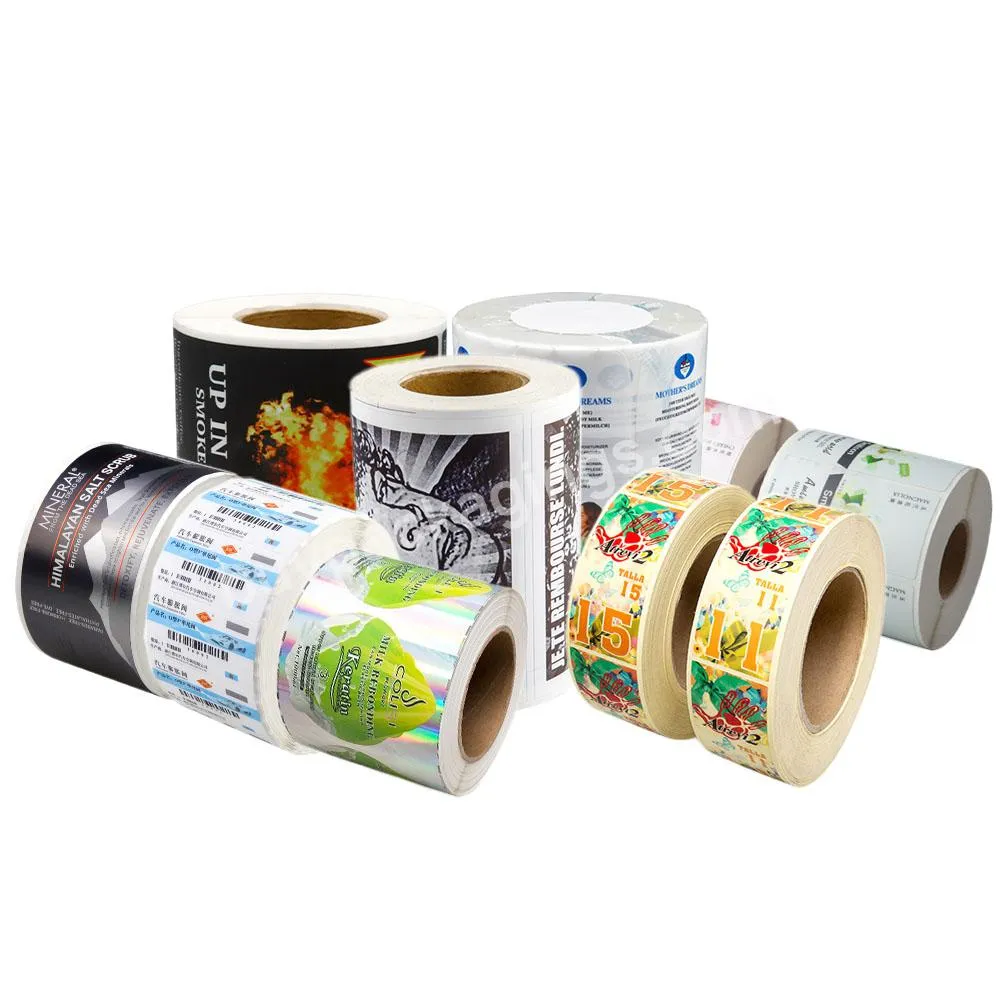 Custom Business Labels Printing Round Sticker Roll Logo Stickers For Packaging Label Square Private Label Lash Packaging