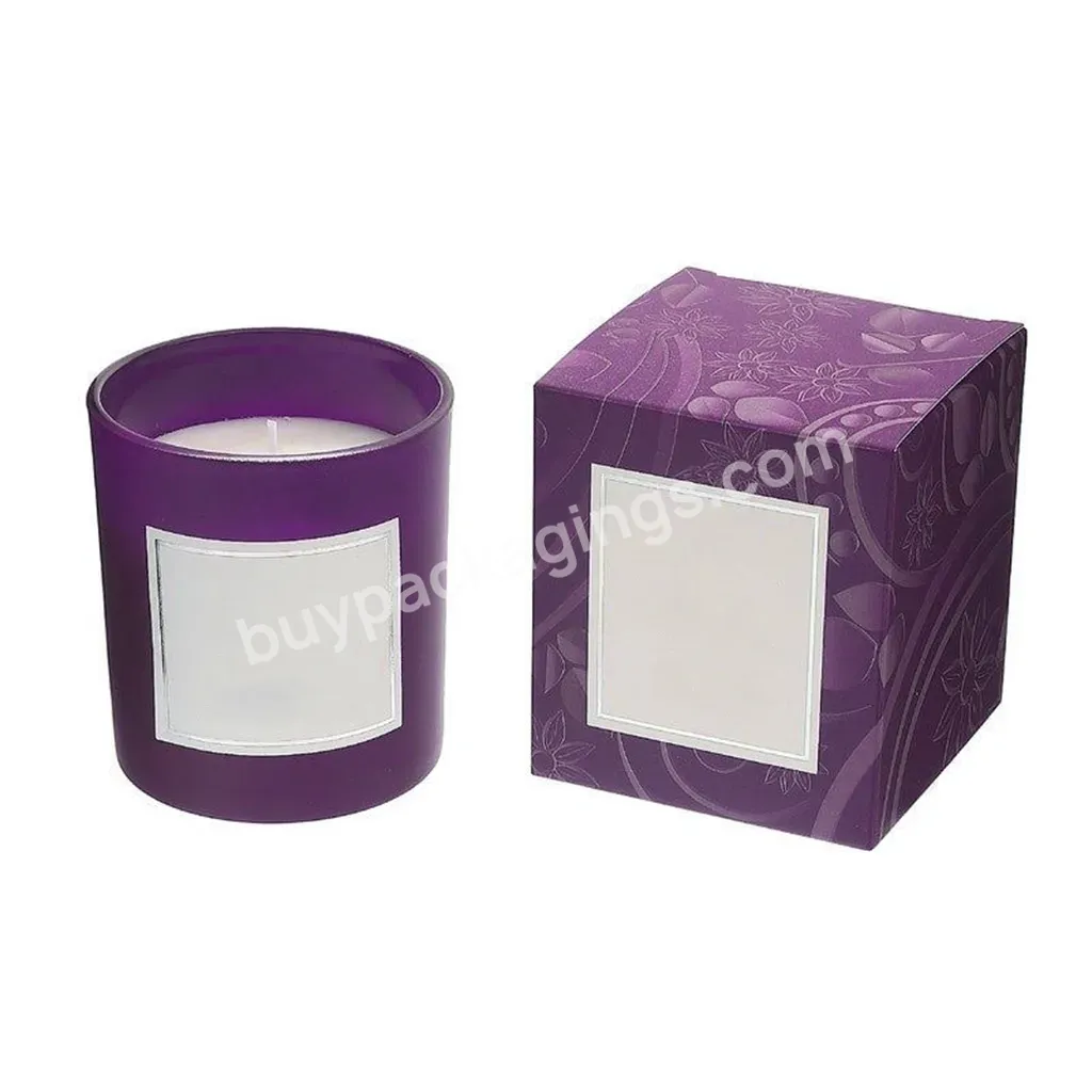 Custom Candle Packaging Boxes Paper Candle Box Packaging With Logo For Paper Tube Box