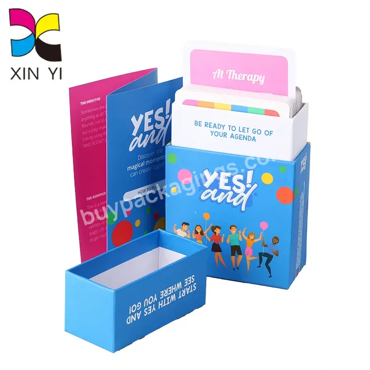 Custom Card Printing Children Education Alphabet Card Game Affirmation Card Deck