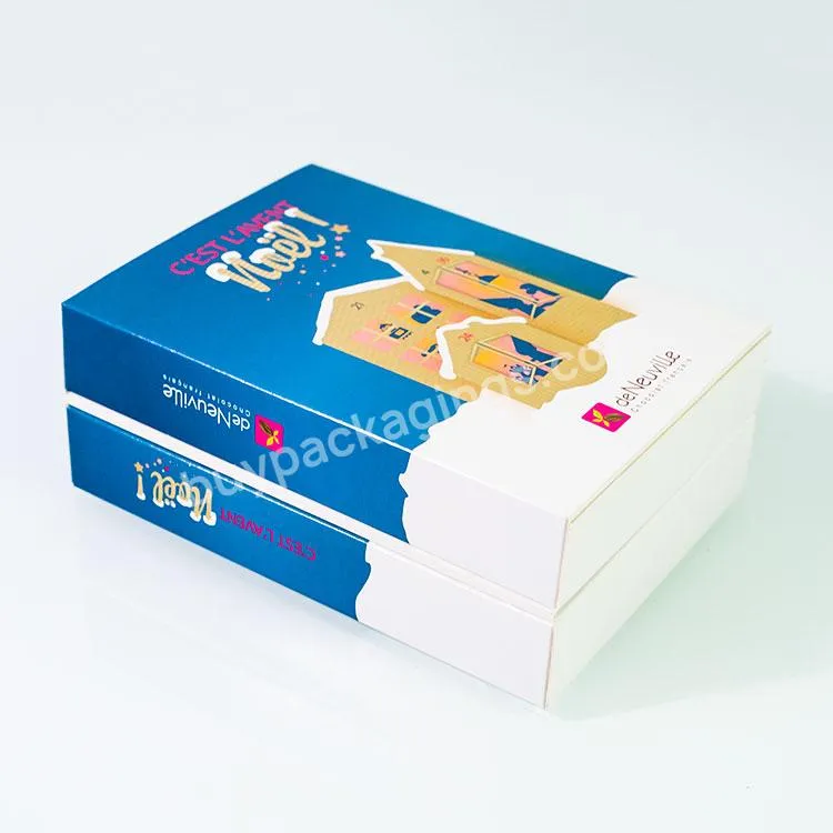 Custom Cardboard Advent Calendar Box For Cosmetic Toys Perfume Christmas Gifts Box