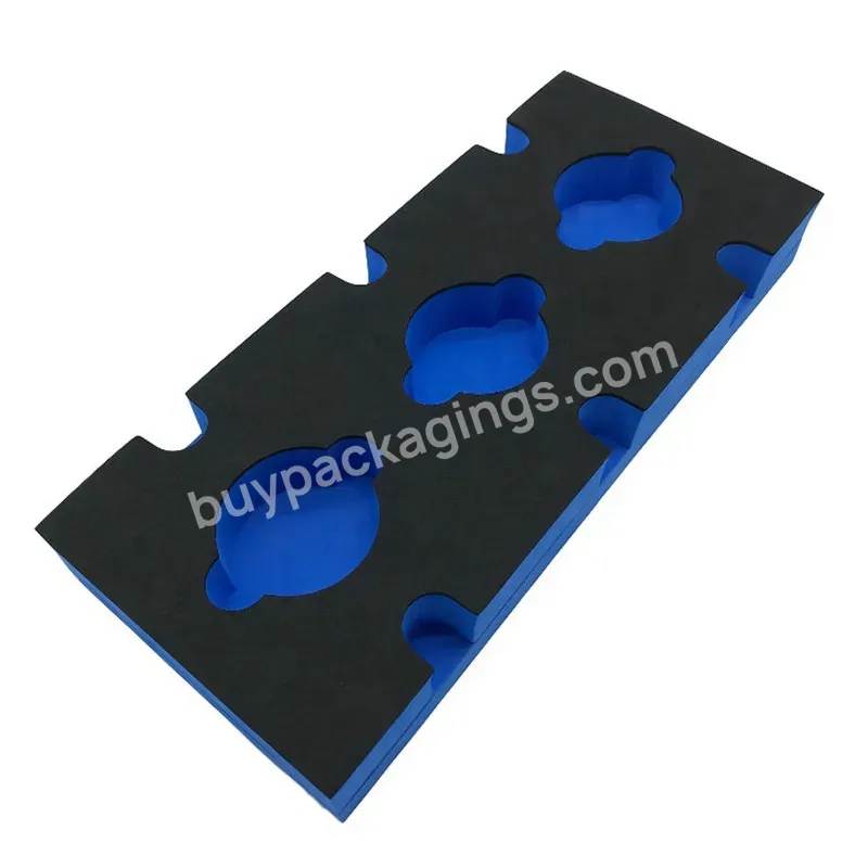 Custom Cardboard Gift Packaging Bottle Foam Lining Magnetic Box With Cut Eva Foam Package Insert