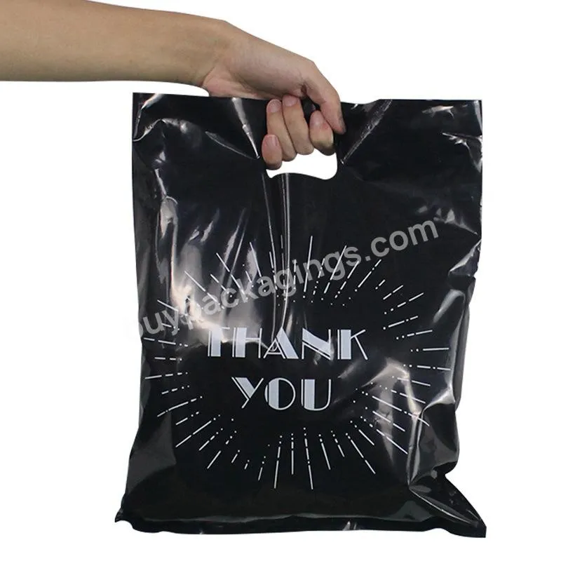 Custom Cartoon Blue Natural New Shopping Bags White With Logos Plastic Ribbon Handle In Shopping Bag