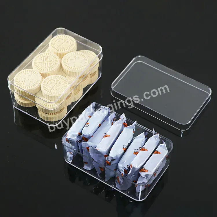 Custom Cheap China Wholesale Storage Chocolate Box For Cookie Snack Fruit Biscuit Packaging Plastic Transparent Cake Boxes