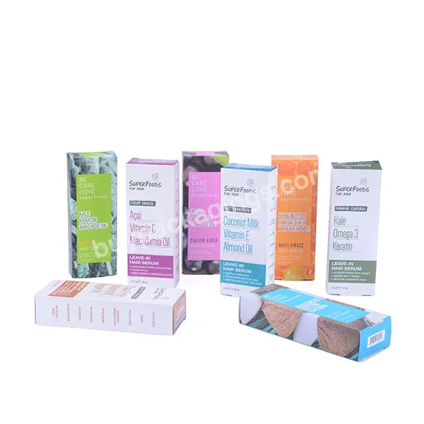 Custom Cheap Cosmetic Lotion Paper Box Recycled Face Cream Packaging Box