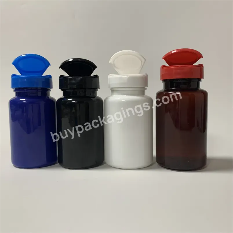 Custom Cheap Pet Capsule Container 100cc 150cc Clear Empty Supplement Vitamin Capsule Pill Plastic Bottle For Packaging