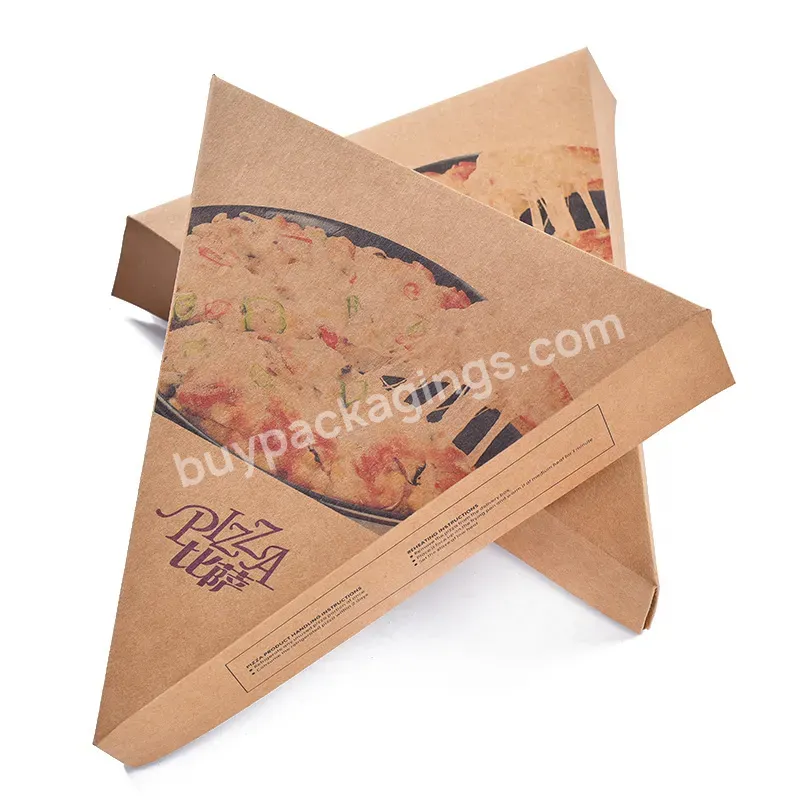 Custom Cheap Pizza Boxes Kraft Paper Pizza Packaging Box Pizza Slice Box