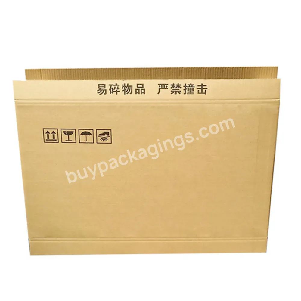 Custom Cheap Recycle Kraf Paper Cardboard Led Tv Packaging Boxes Large Corrugated Box Custom Logo Printed