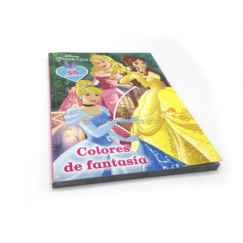 Custom Children Spanish Story Books Printing Softcover Coloring Book