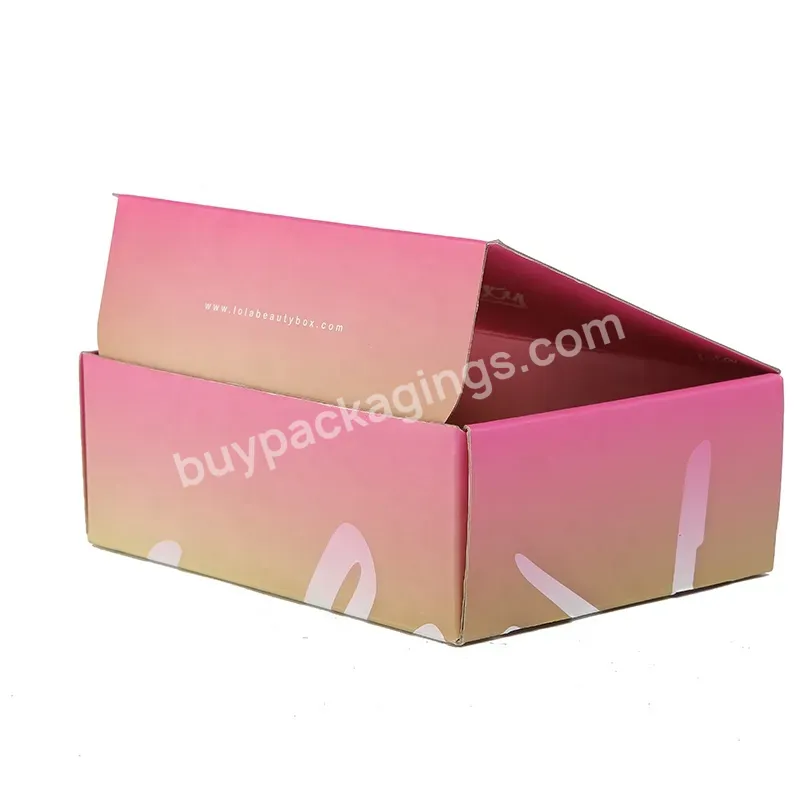 Custom China Manufacturer Factory Eco-friendly Printing Corrugated Packaging Clothes Paper Box