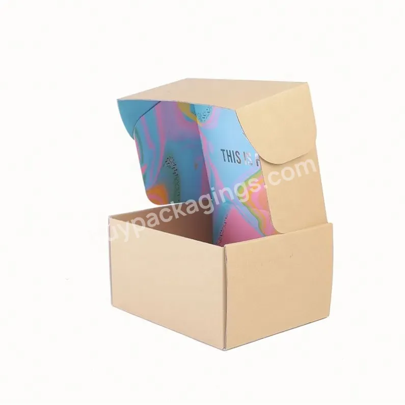 Custom China Manufacturer Mailer Rigid Corrugated Clothing Carton Beer Paper Box Packaging