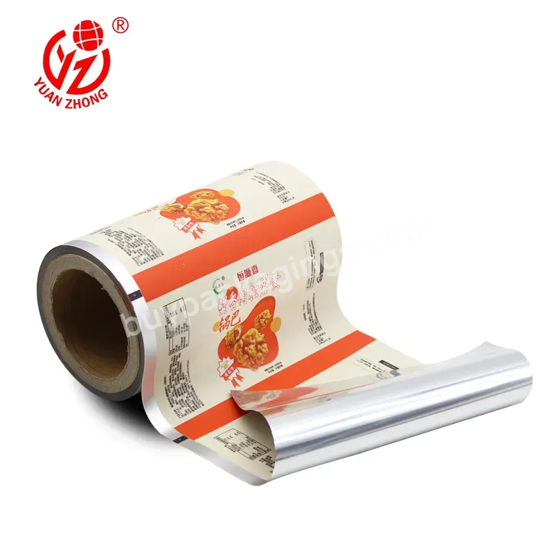 Custom Chocolate Bar Packaging For Food Grade Nut Candy Chips Packaging Bag Plastic Film Roll