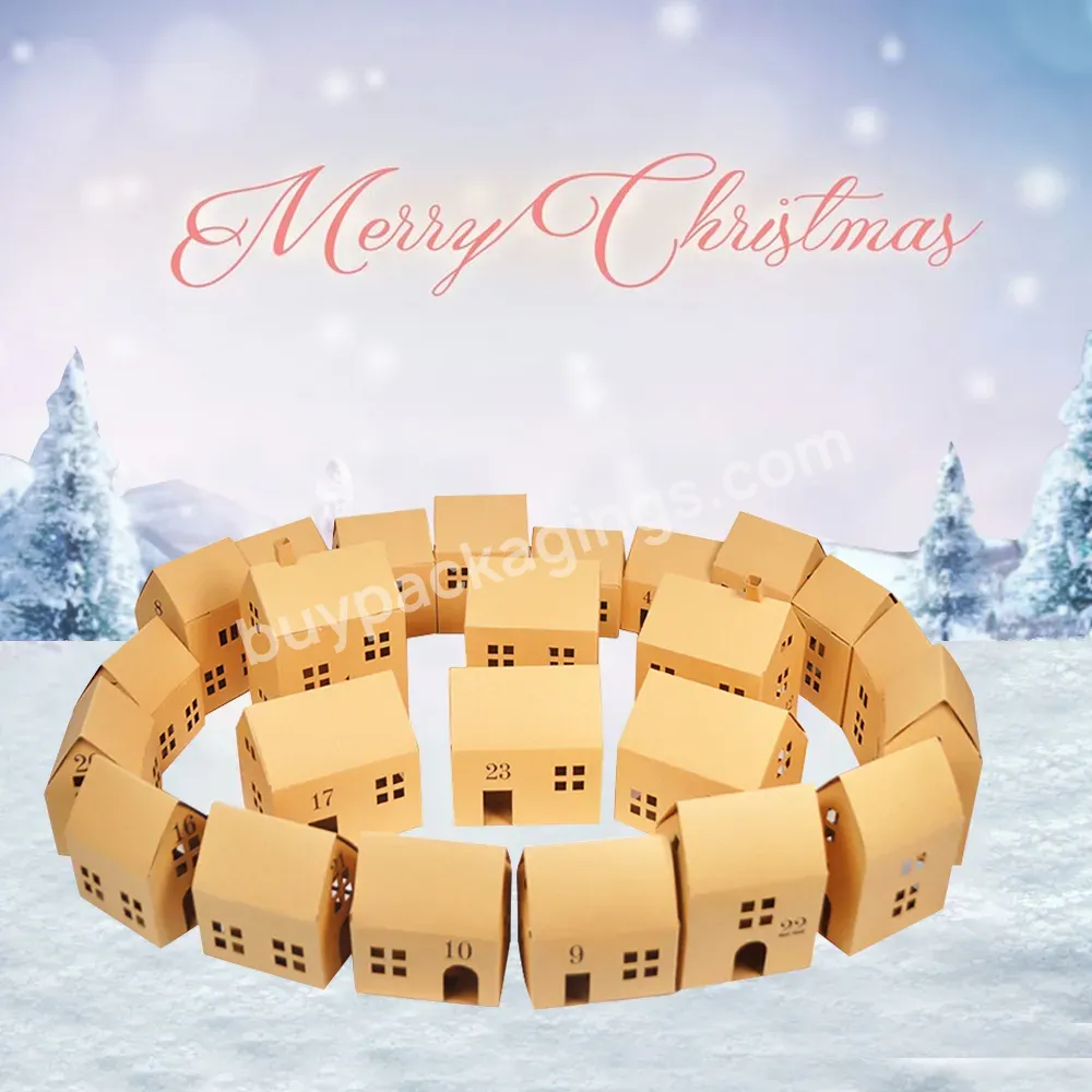 Custom Christmas Calendar Advent Boxes Calendrier De L'avent Carton