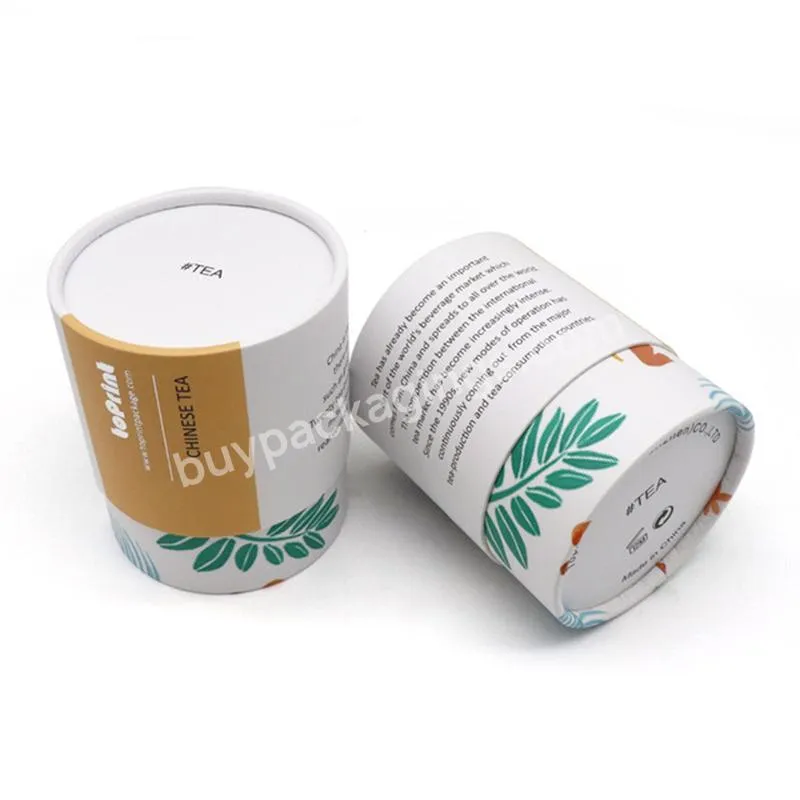 Custom Christmas Carton Gift Paper Tube Box Cartridge Packaging Kraft Round Small Carpet Packing Paper Tube