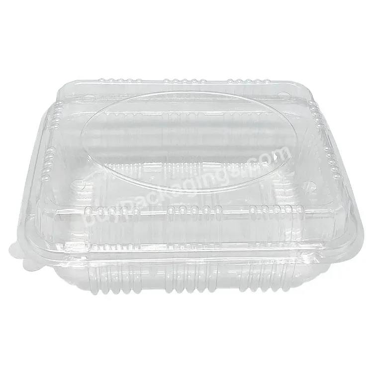 Custom Clamshell Pet Food Container With Lid Fruit And Transparent Packaging Box For Strawberry