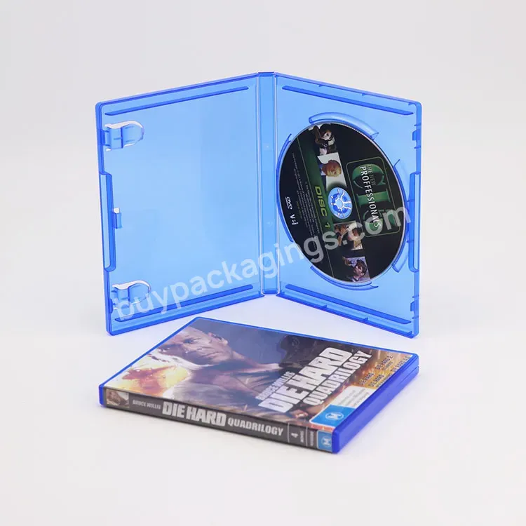 Custom Clear Bluray Uncharted Ps Game Case Game Holder Box Different Version Blank Case For Playstation 5 Ps4 Ps3 Ps5