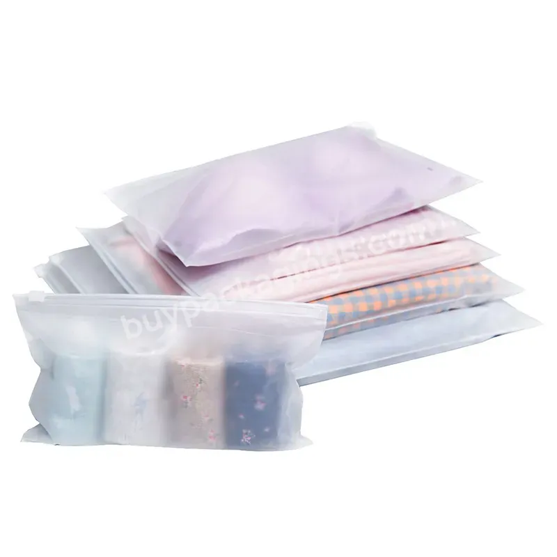 Custom Clear Packing Clothing Storage Bags For Packaging Clothes Zip Lock Clothing Bags Custom Zip Lock Bag
