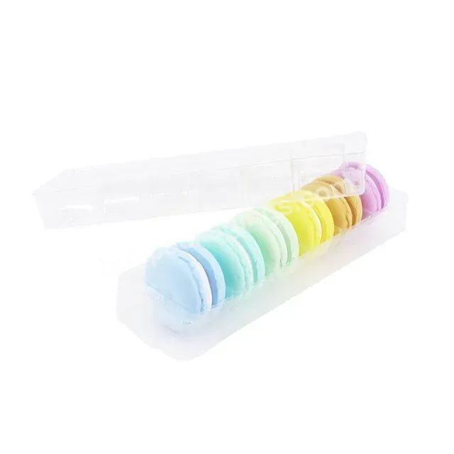 Custom Clear Pet Plastic Blister Tray Packaging French Macaron Box