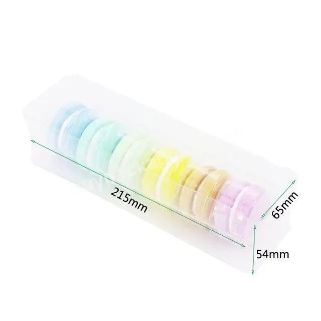 Custom Clear Pet Plastic Blister Tray Packaging French Macaron Box