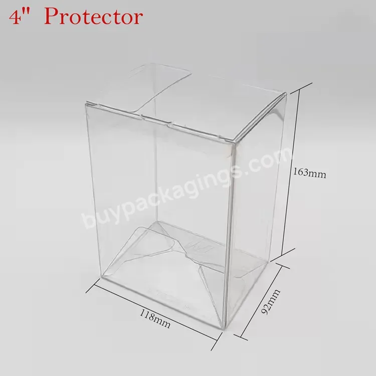 Custom Clear Pet Pvc Pop Protector Toys Plastic Packaging Acetate Box For Funko Pop Protector