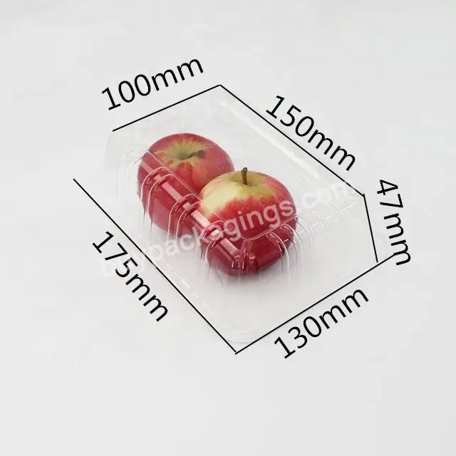 Custom Clear Plastic Blister Pet Fruit Disposable Meat Tray Vegetable Fruit Food Packaging Tray