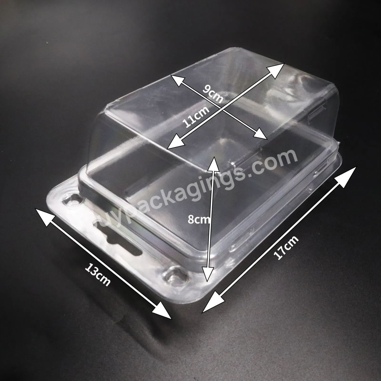 Custom Clear Plastic Pvc Clamshell Blister Packaging Box