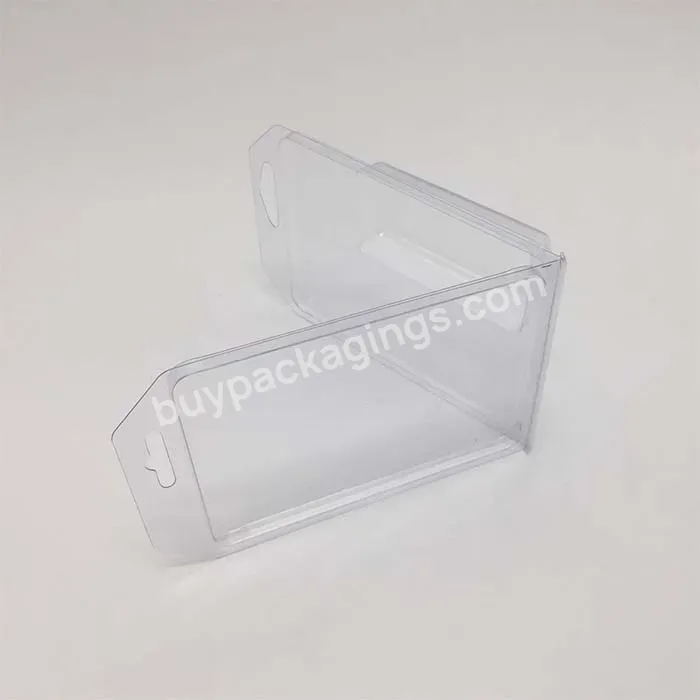 Custom Clear Pvc Clam Shell Blister Packaging Box With Hanger