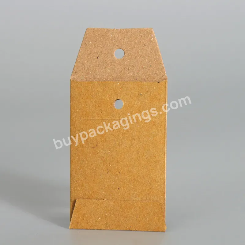 Custom Clothes Mini Small Kraft Paper Envelope With Logo For Buttons Packaging