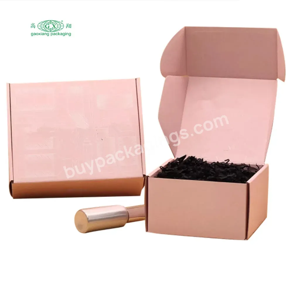 Custom Clothes Shoe Cosmetic Make Up Gift Products Packaging Custom Logo Corrugated Cardboard Mailer Paper Packaging