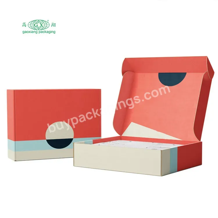 Custom Clothes Shoe Cosmetic Make Up Gift Products Packaging Custom Logo Corrugated Cardboard Mailer Paper Packaging