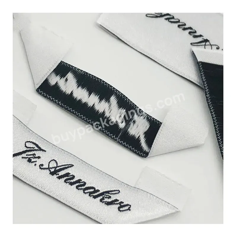 Custom Clothing Famous Brand Name Logo Woven Collar Label