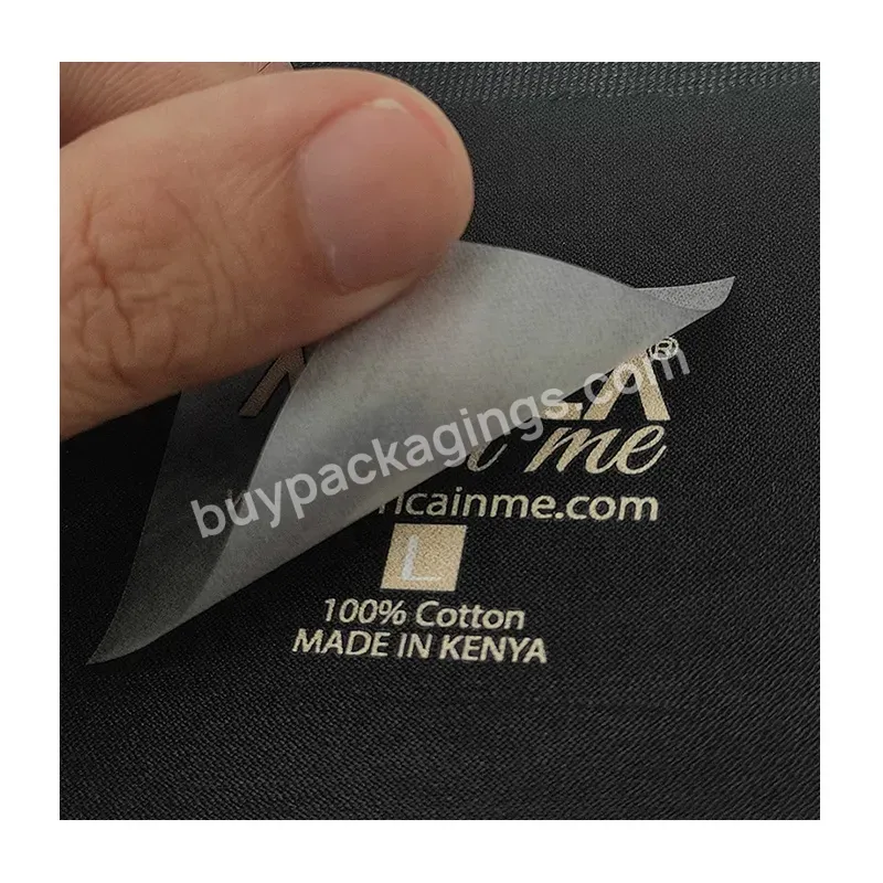 Custom Clothing Logo Heat Transfer Sticker Hot Stamping Label